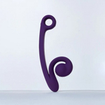 Вибратор для двойной стимуляции SVibe Snail CURVE фиолетовый