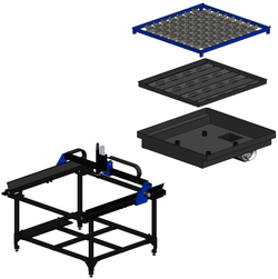 Вытяжной стол для станка плазменной резки HIT
