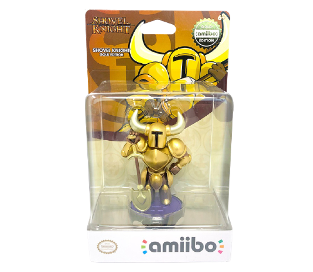 Фигурка Amiibo - Shovel Knight Treasure Trove: Gold Shovel Knight Коллекция