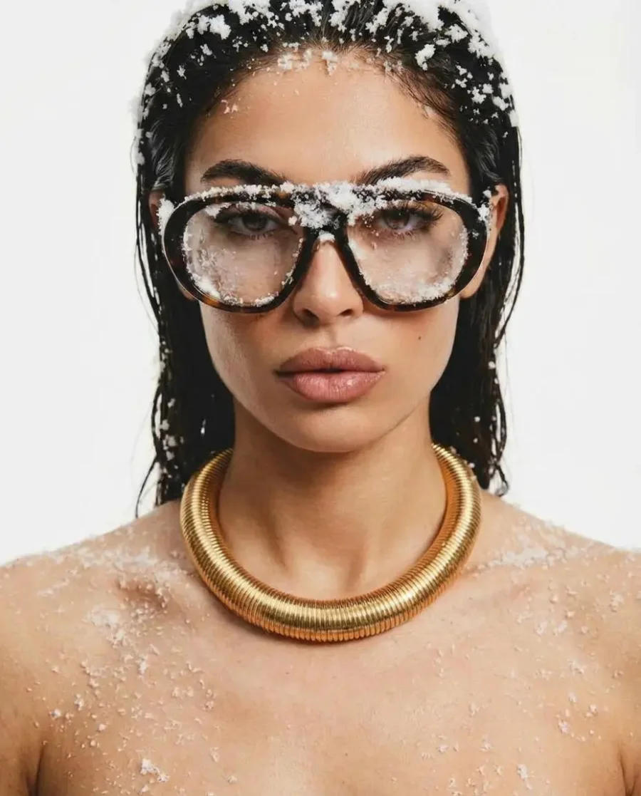 Колье под золото