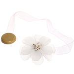 Подхват для штор на магните «Орхидея белая» 6см S1446 Ультрамарин