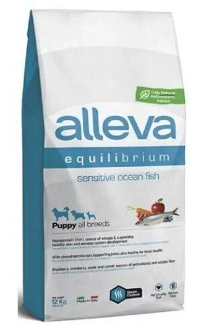 Alleva Equilibrium Sensitive Ocean Fish Mini/Medium сухой корм для собак мелких/ср. пород  рыба