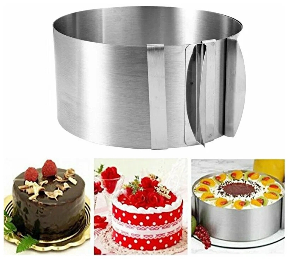 Форма для выпечки, кольцо раздвижное 22-40, высота 10 см