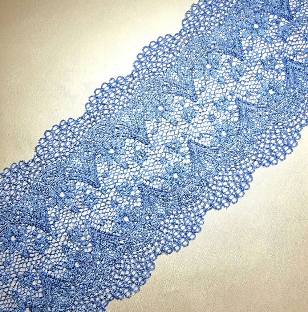 Кружево эластичное незабудка К156