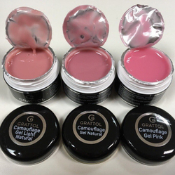 GRATTOL Гель камуфлирующий Camouflage Gel Pink, 15 мл