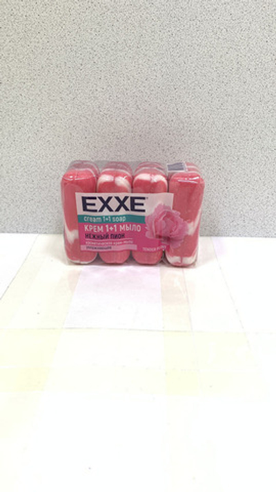 Т/крем-мыло EXXE 1+1 "Нежный пион" 4шт-90гр