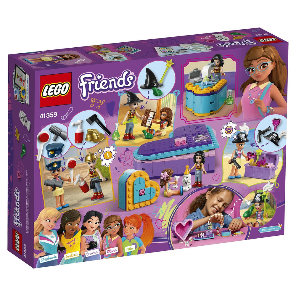 LEGO Friends: Большая шкатулка дружбы 41359 — Heart Box Friendship Pack — Лего Френдз Друзья Подружки