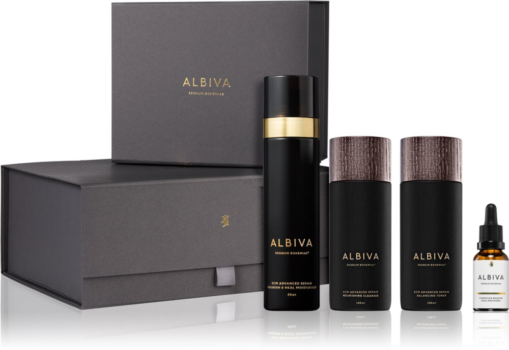 Albiva ECM Advanced Repair Brightening Serum - подарочный набор (для чувствительной кожи) /       / GTIN 8595643608611