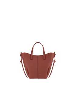 POLENE СУМКА CYME TOTE NANO, ТЕРРАКОТОВЫЙ