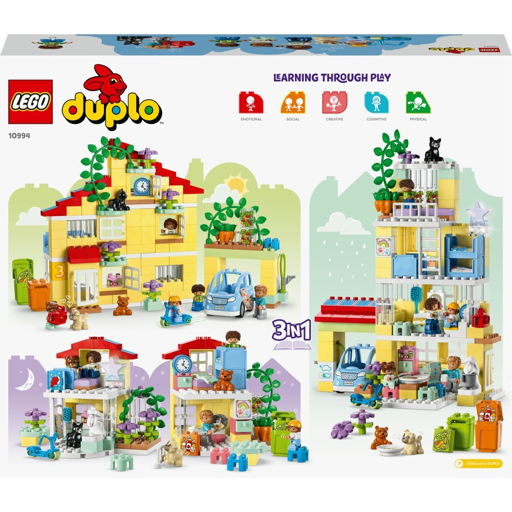 LEGO DUPLO — Семейный дом 3-в-1 10994 / артикул   10994  / GTIN 5702017417776