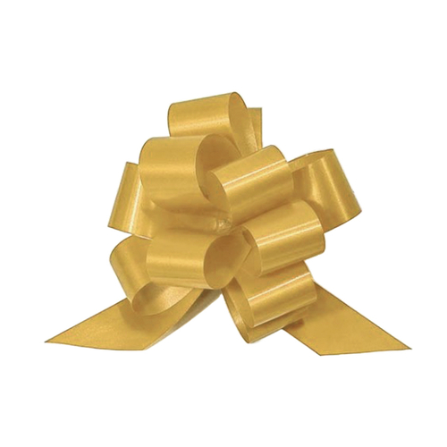 Бантик 3х3 См Для Упаковки Подарков (Золотой)