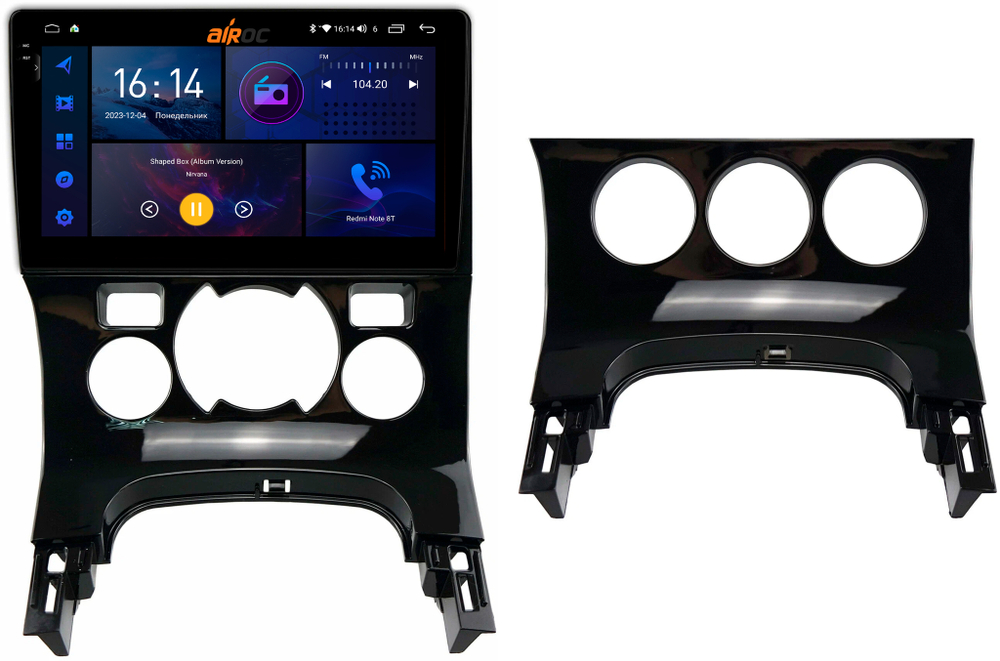 Магнитола для Peugeot 3008 2010-2017 - AIROC 2K RI-2905 Android 12, QLed+2K, ТОП процессор, 8/128Гб, CarPlay, SIM-слот