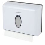 Диспенсер для полотенец бытовой LAIMA HOME (Система H2), Z-сложения, белый, ABS, 609108, M-5823B-W