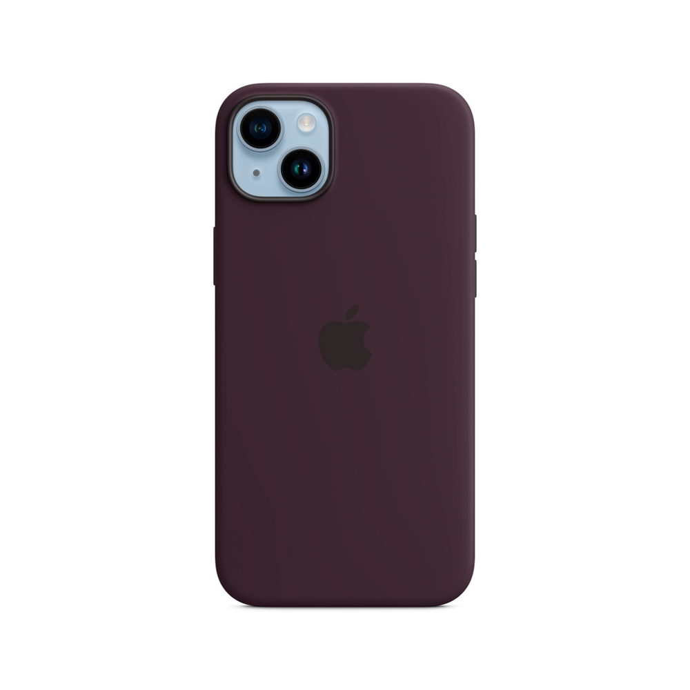 Силиконовый чехол с поддержкой MagSafe Apple Silicone Case для iPhone 14 Plus, Elderberry (Черничный)