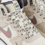 кроссовки Nike Air Force 1 Mid Grey / White / Purple Wmns Winter