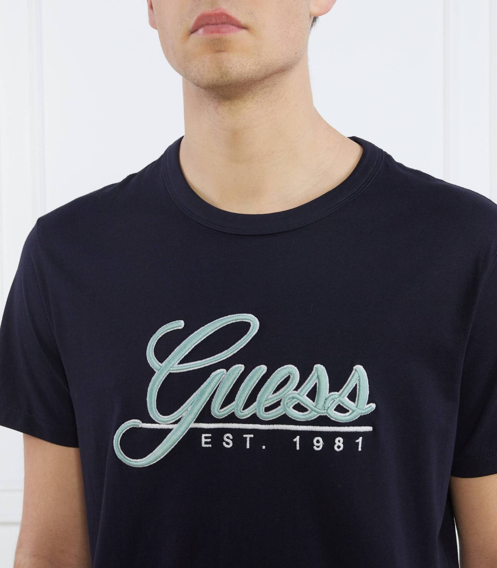 Футболка SS CN GUESS 3D EMBRO GUESS - темно-синий(M3GI25 K8FQ4)