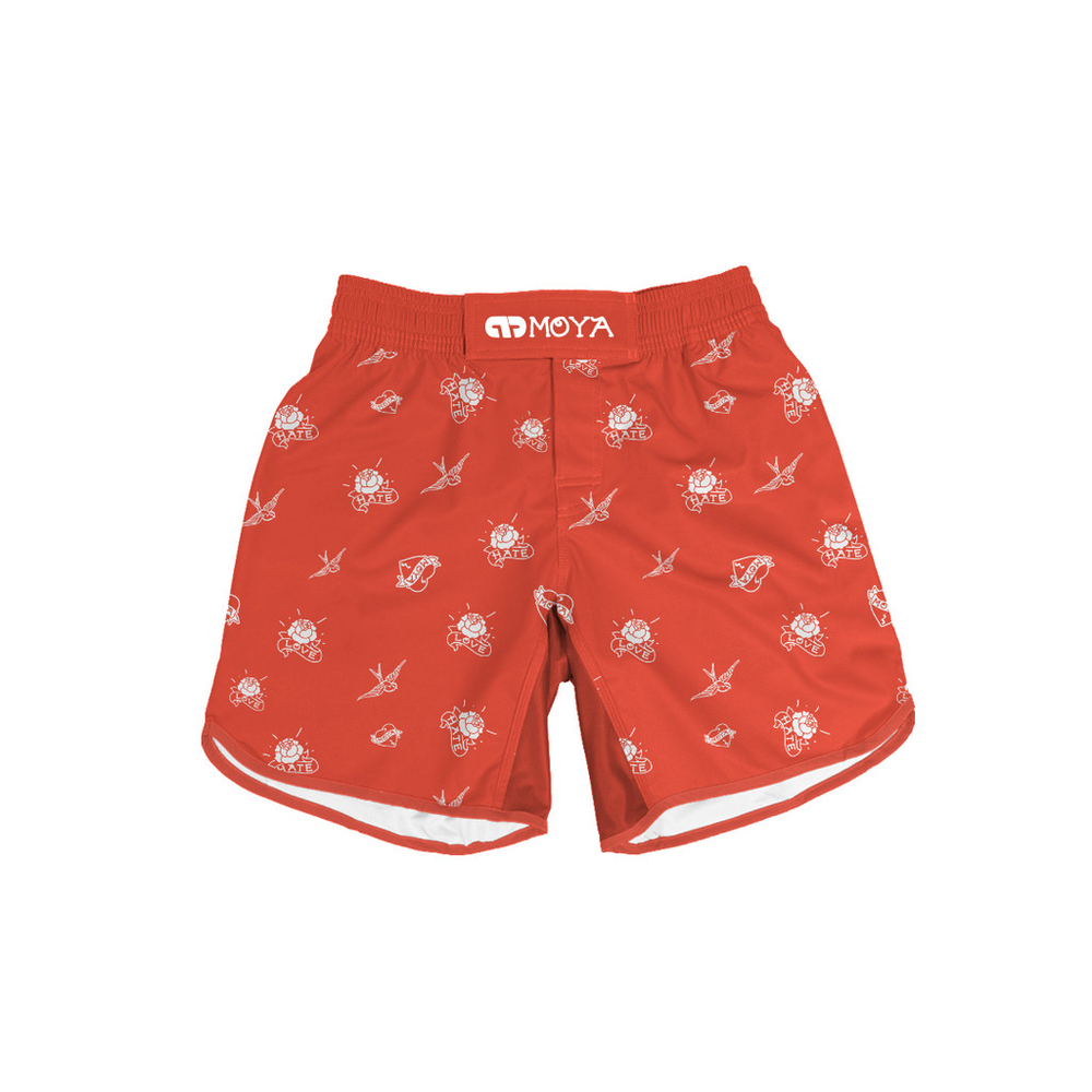 Шорты MOYA LOVE X HATE RED