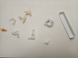 WSPE6H612A кт41 Пластиковые элементы для стиральной машины Beko б/у