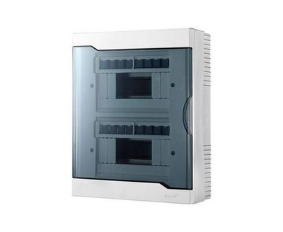 Бокс с прозрачной крышкой ЩРН-П-16 для наружной установки 16-и модульных устройств