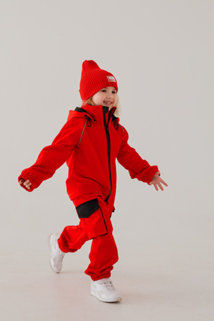 Комбинезон TRAVEL SOFTSHELL, красный