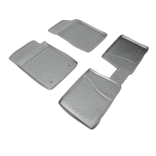 Ковры в салон Norplast/Unidec для Renault Symbol (2008-)Полиуретан,Серый, арт.NPL-Po-69-71-G
