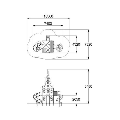 Детский игровой комплекс «Петропавловская крепость»
