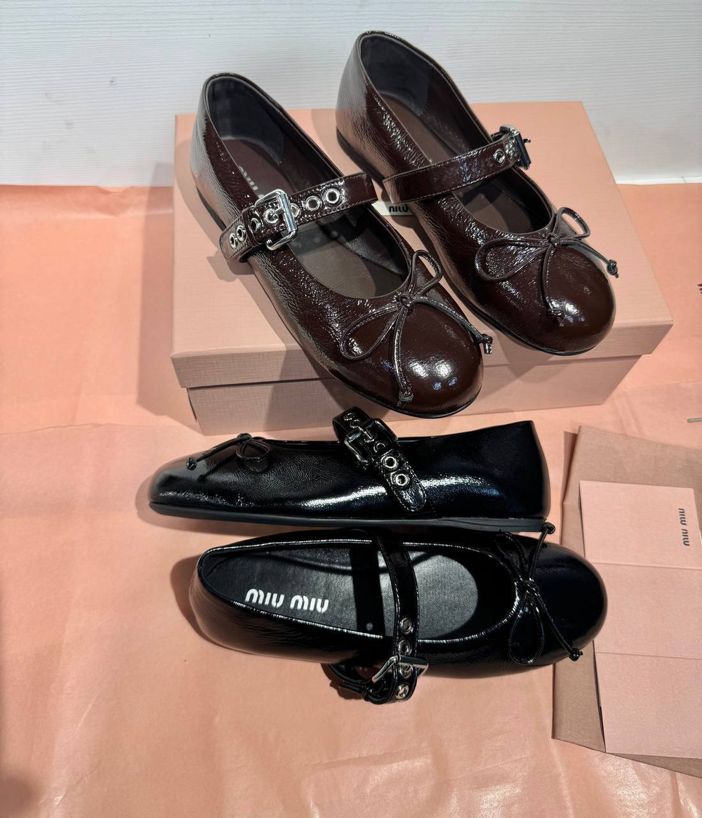 Балетки MIU MIU