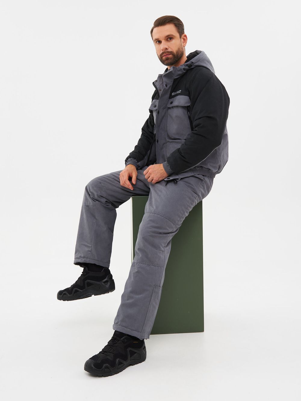 Костюм демисезонный Таймень ткань Исландия цвет Серый