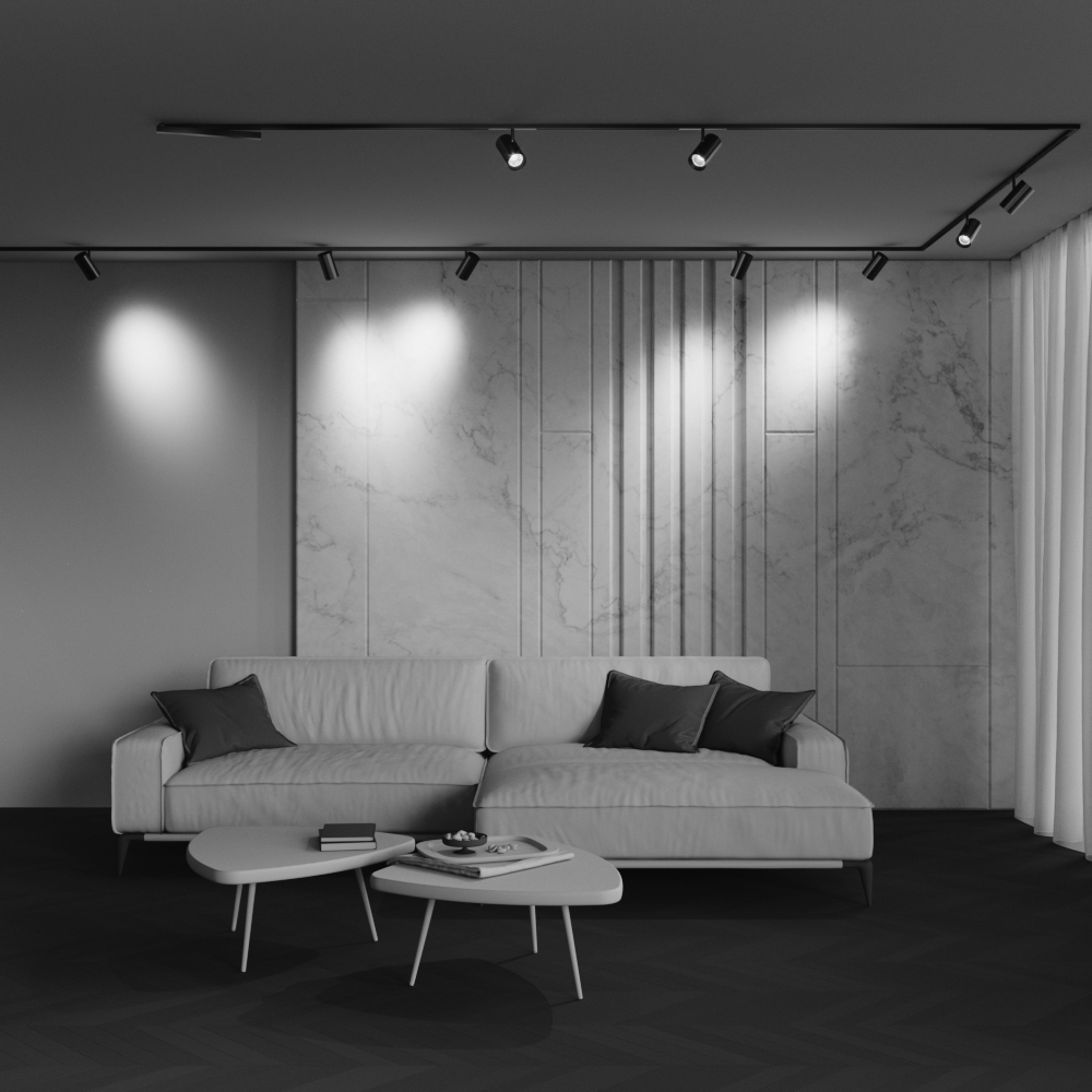 Трековый светодиодный светильник Maytoni Exility X Focus Led TR243-18W4K-B