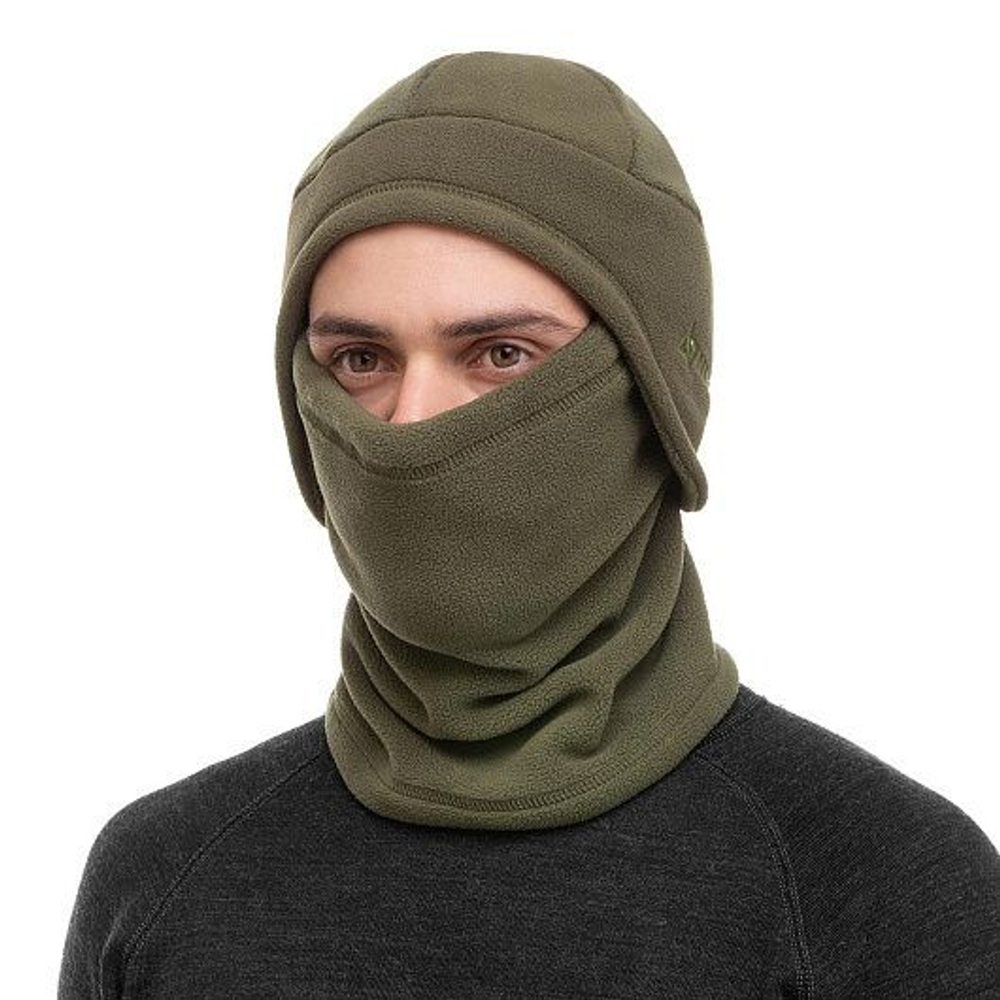 Комплект флисовый NISUS AVIOR (шапка с ушками, бафф) цв.хаки р.XL (T-N-HB-H)