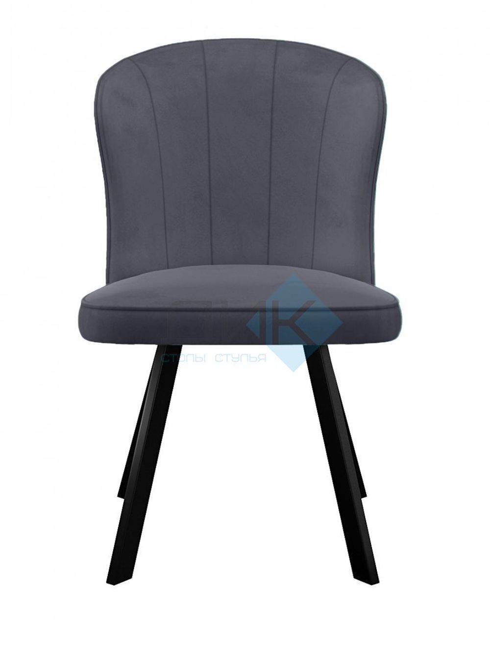 Стул DikLine 219 поворотный опоры чёрные