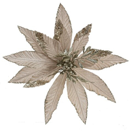 GAEM Цветок искусственный "Пуансеттия", L33 W33 H33 см