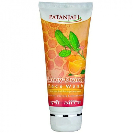 PATANJALI Face Wash Honey Orange Средство для умывания лица Мед и Апельсин 60г