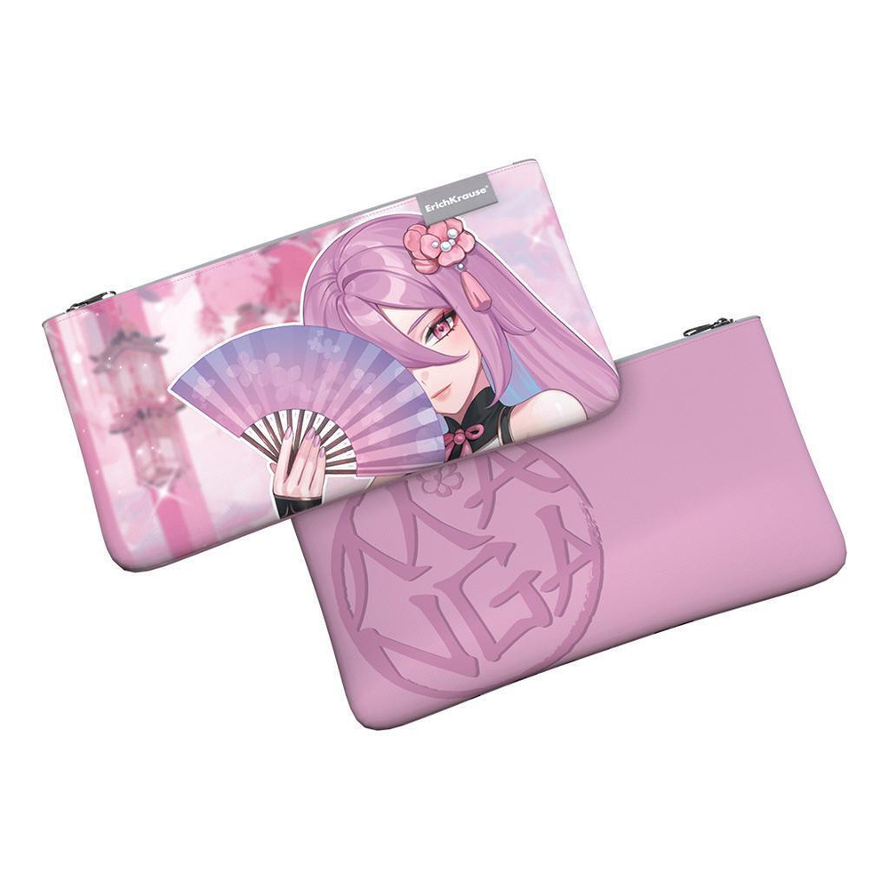 Пенал конверт 220x120мм "Manga (Rose)" (ErichKrause)