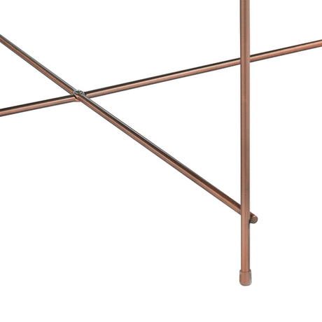 Стол Berg Josen 84.8см розовый/медный