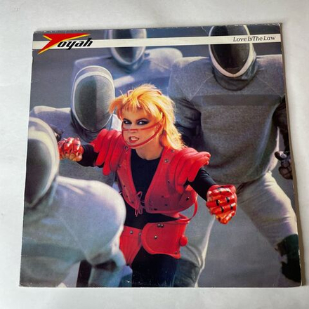Винтажная виниловая пластинка LP Toyah Love Is The Law (Франция 1983)