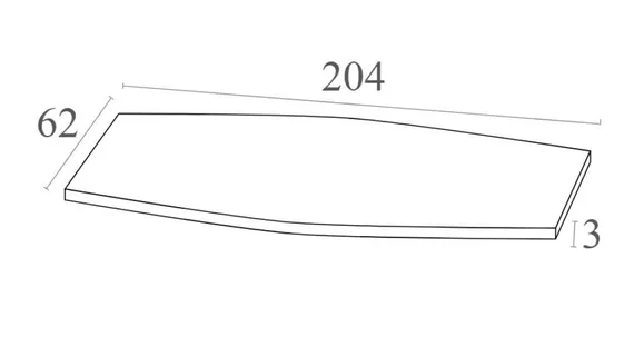 Матрас для шезлонга Slim темно-серый