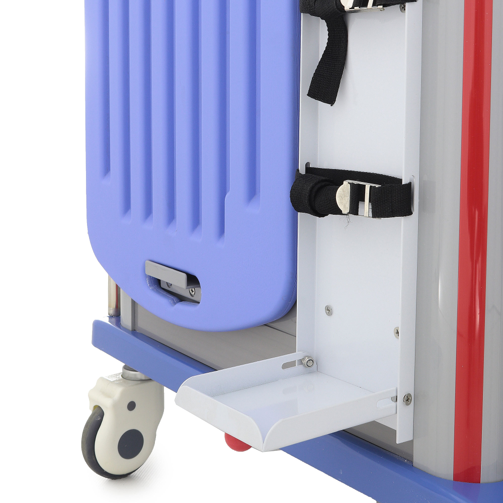 Тележка медицинская Med-Mos ЕТ850-02 ТМ-021АН-00 ля экстренной помощи и реанимации