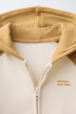 ZARA КОМБИНЕЗОН С КОНТРАСТНЫМИ ЦВЕТНЫМИ БЛОКАМИ, ОХРА