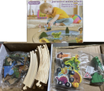 Развивающая игрушка Деревянная дорога 39 эл, коробка C-41886