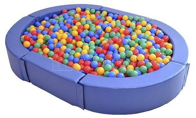 Сухой бассейн-трансформер Овальный 6 элементов (216х144х30х15)