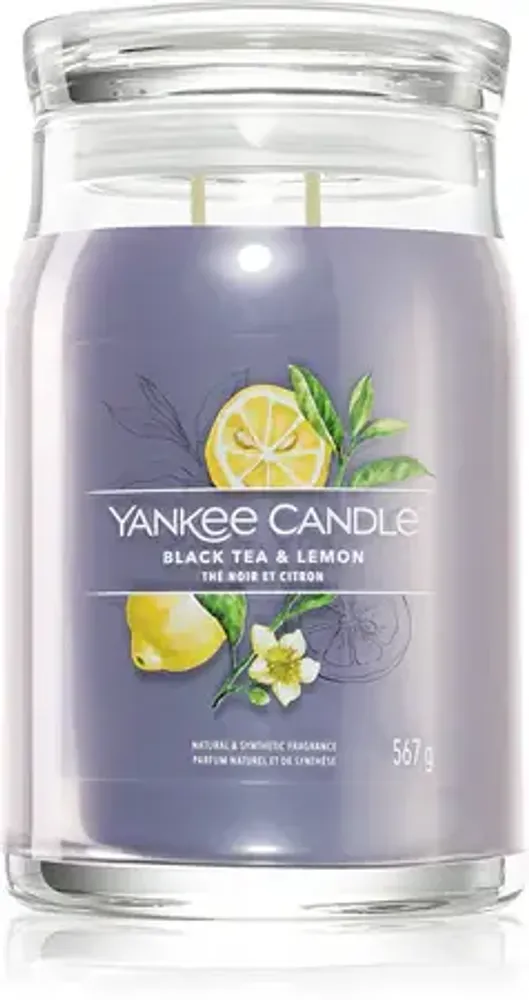 YANKEE CANDLE BLACK TEA &amp; LEMON 567 GR