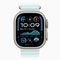 Apple Watch Ultra 2 GPS + Cellular, 49mm, титан светлого цвета, ремешок Ocean голубого цвета (2024)