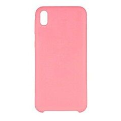 Силиконовый чехол Silicone Cover для Samsung Galaxy А01 Core (Светло-розовый)