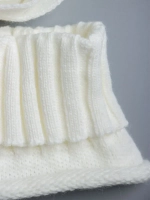 Зимняя шапка для девочки и снуд