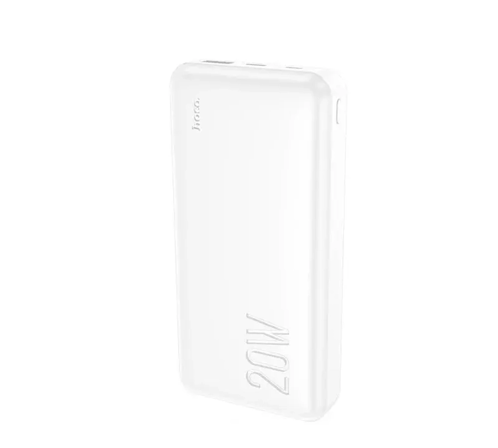 Универсальный внешний аккумулятор Hoco J87A Tacker 20000mAh PD20W+QC3.0 USB/Type-C LED-дисплей (белый)