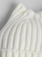 Шапка для девочки осенняя c ушками и снуд