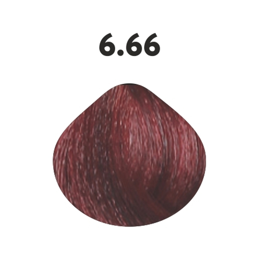 6.66 крем-краска KAARAL Baco Color Collection темный интенсивный красный блондин - 100 мл.