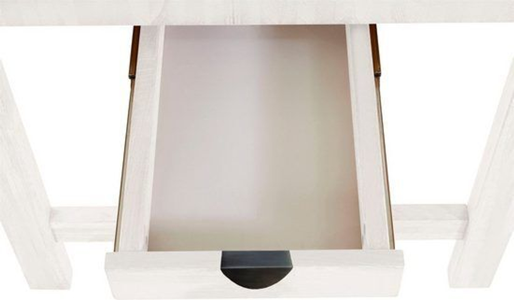 Обеденный стол 180х90х74 Таула из массива дуба, белый