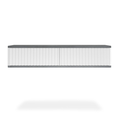 Подвесной туалетный столик консоль Royal 5010 эко (Металл Бруклин)